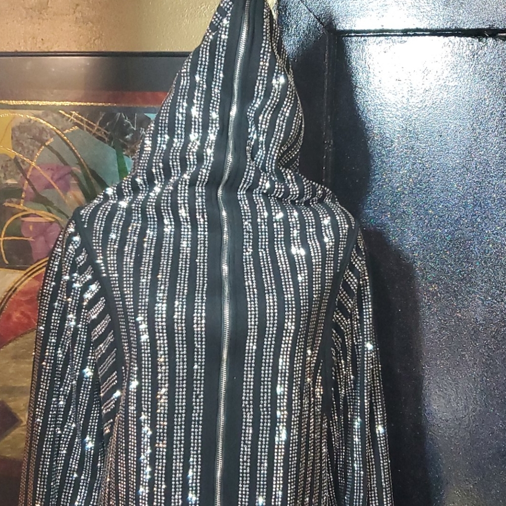 Rhinestone Studded Jacket - Picture 11 of 16